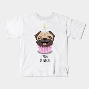 Pug Cake Kids T-Shirt